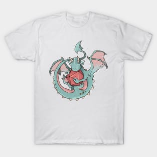 Dice goblin (but dragon, adorable teal) T-Shirt